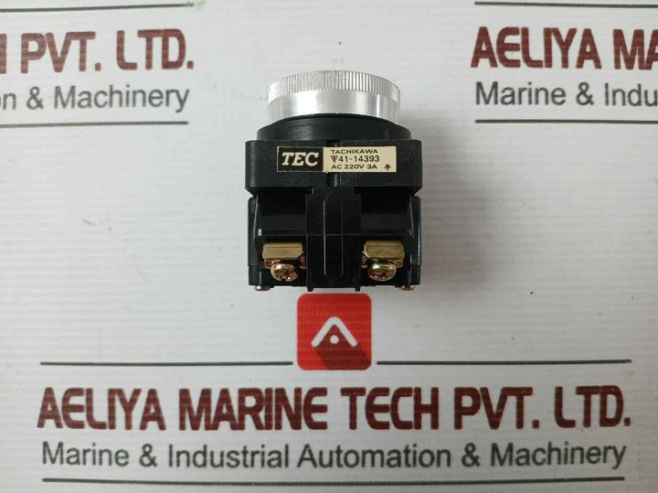 New Push Button Switch 41-14393 Brand Tec 220Vac 3A