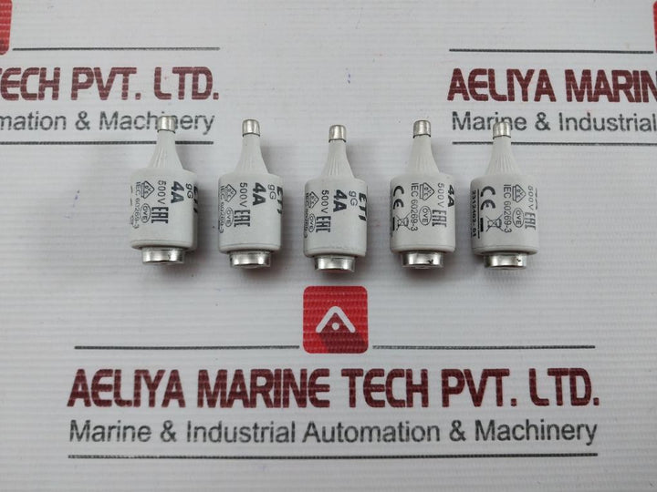 New Slow Blow Diazed Fuse Link 4D27Sb Brand Altech 4A 500V (1 Boxes = 5 Pieces)