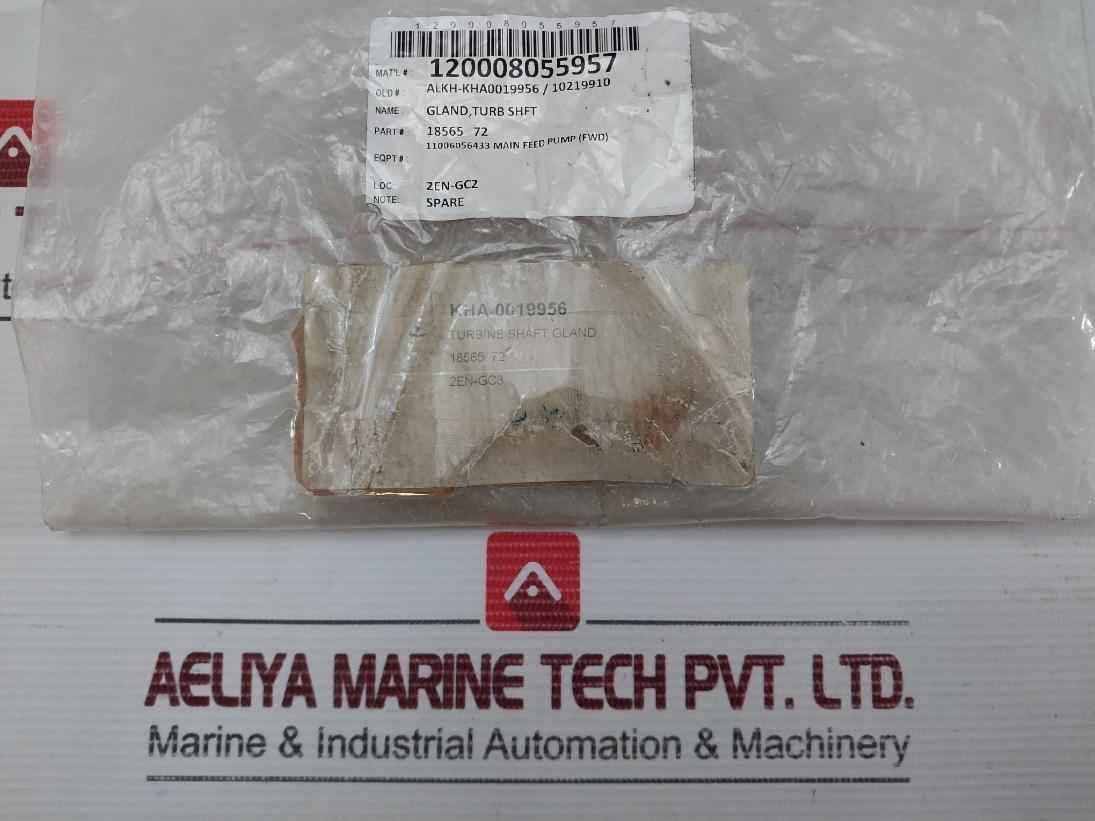 New Turbine Shaft Gland 18565 72
