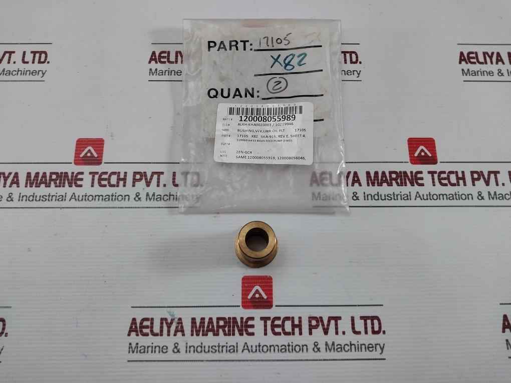 New Valve Bushing Lower Oil Plate For Pump Main Feed 17105 X82