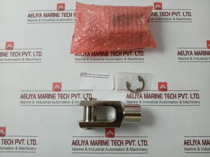 New M8X1.25Mm Pneumatic Cylinder Piston Rod Clevis Nose Mount Thread