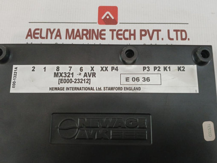 Newage Automatic Voltage Regulator (Avr) Mx321-2, 50-60Hz E000-23212/1P