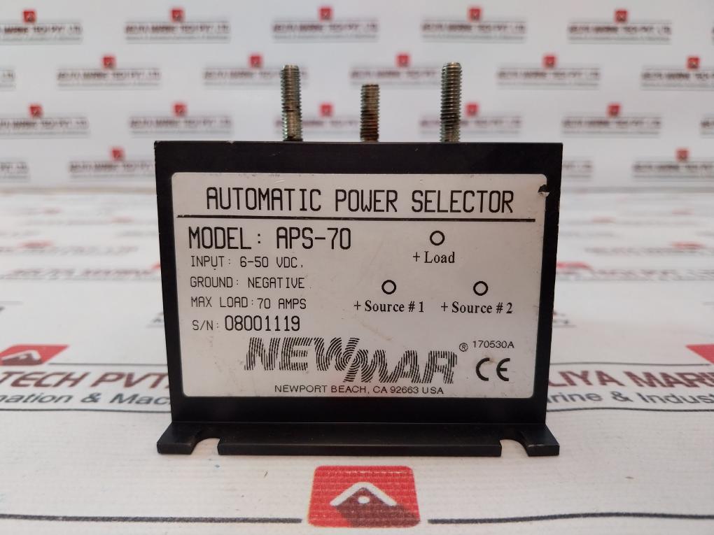 Newmar Aps-70 Automatic Power Selector 6-50 Vdc
