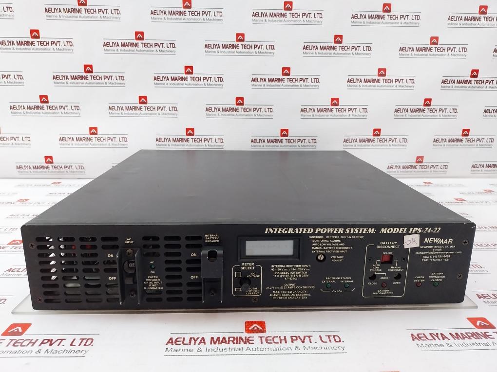 Newmar Ips-24-22 Integrated Power System 27.2V Dc 22A 92-130V Ac - Aeliya Marine Tech