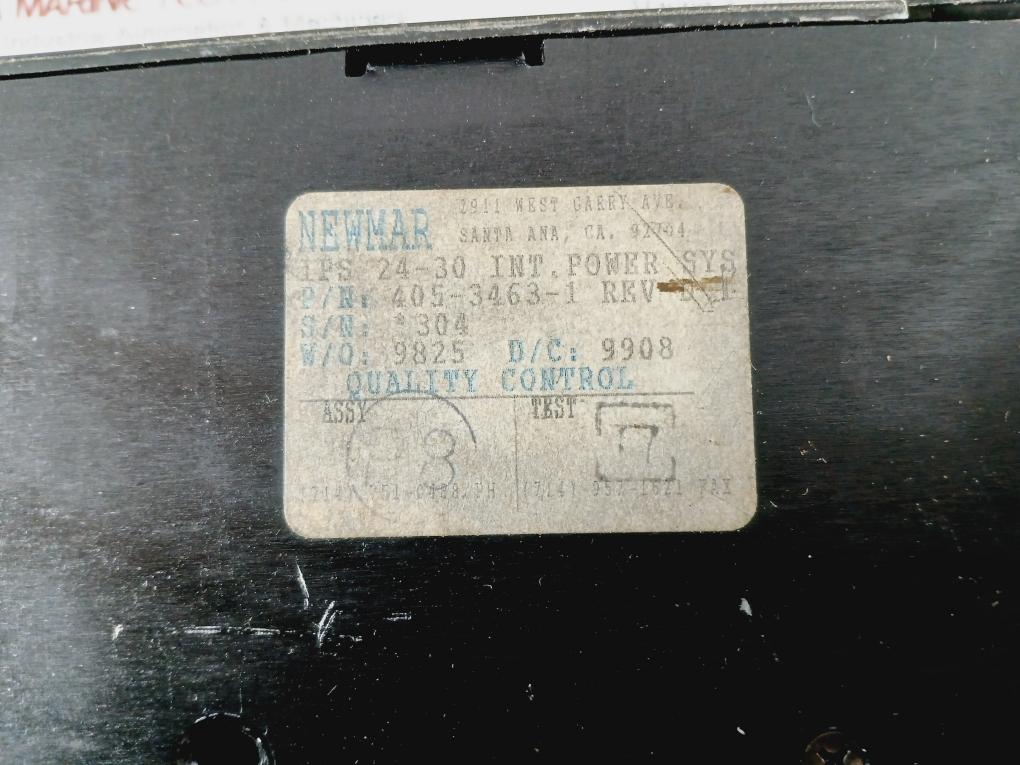 Newmar Ips 24-30 Integrated Power System 405-3463-1 - Aeliya Marine Tech