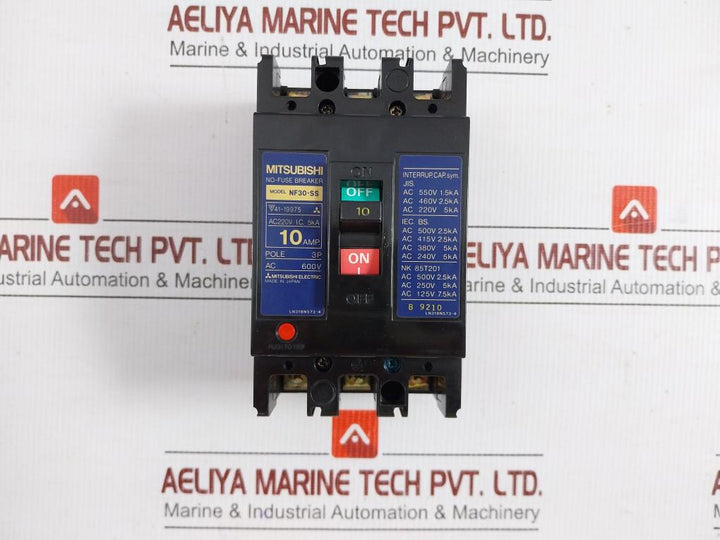 Nf30-Ss-No-Fuse-Circuit-Breaker-Ac600v-10amp-3p-By-Mitsubishi-Electric-2