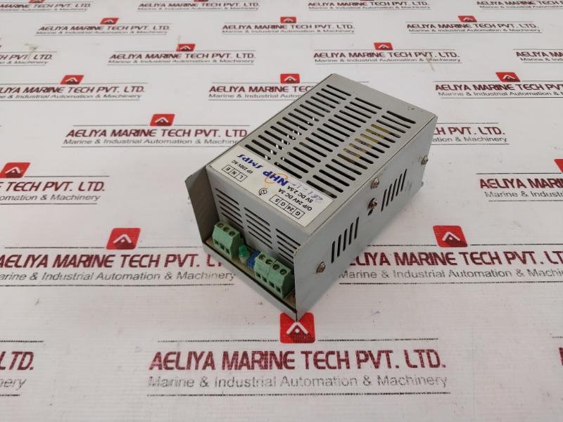 Nhp Smps 230V Ac Input Output Power Supply Unit 24V Dc 3A 5V Dc 2.5A