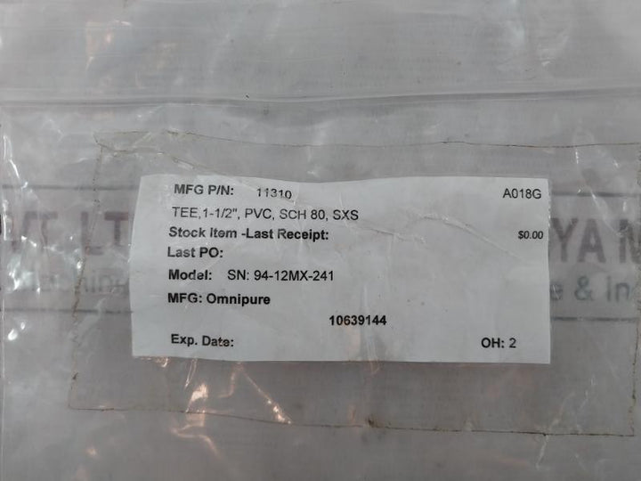 Nibco Sch-80 1-1/2 Inch Pvc Elbow Socket Connect 11310