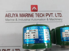 Sxl5-4Bl Nichiden Ac220V 50/60Hz Solenoid Valve