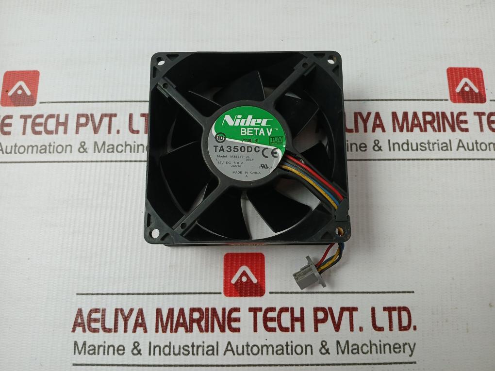 Nidec-Beta-V-M35556-35-12Vdc-1-0A-Jc915-Axial-Cooling-Fan-Ta350Dc-209279-1