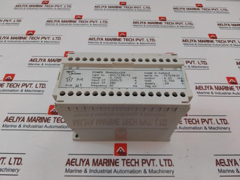 Nieaf Measuring M0C723W/12 Power Transducer 380V 50Hz