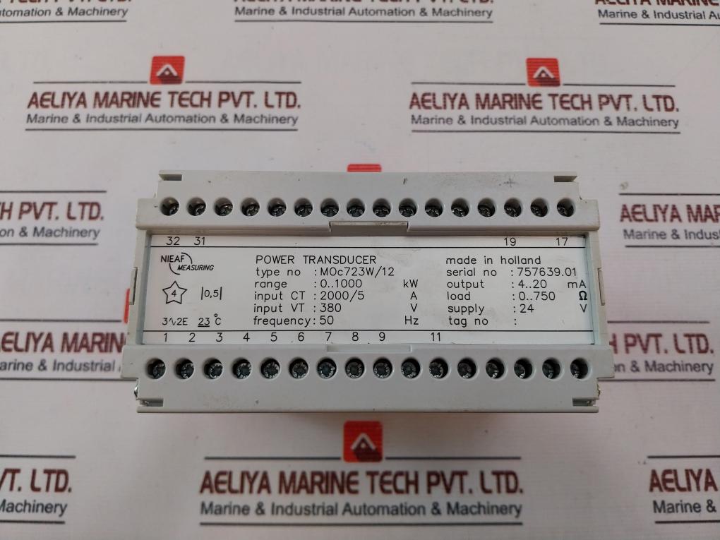 Nieaf Measuring M0C723W/12 Power Transducer 380V 50Hz