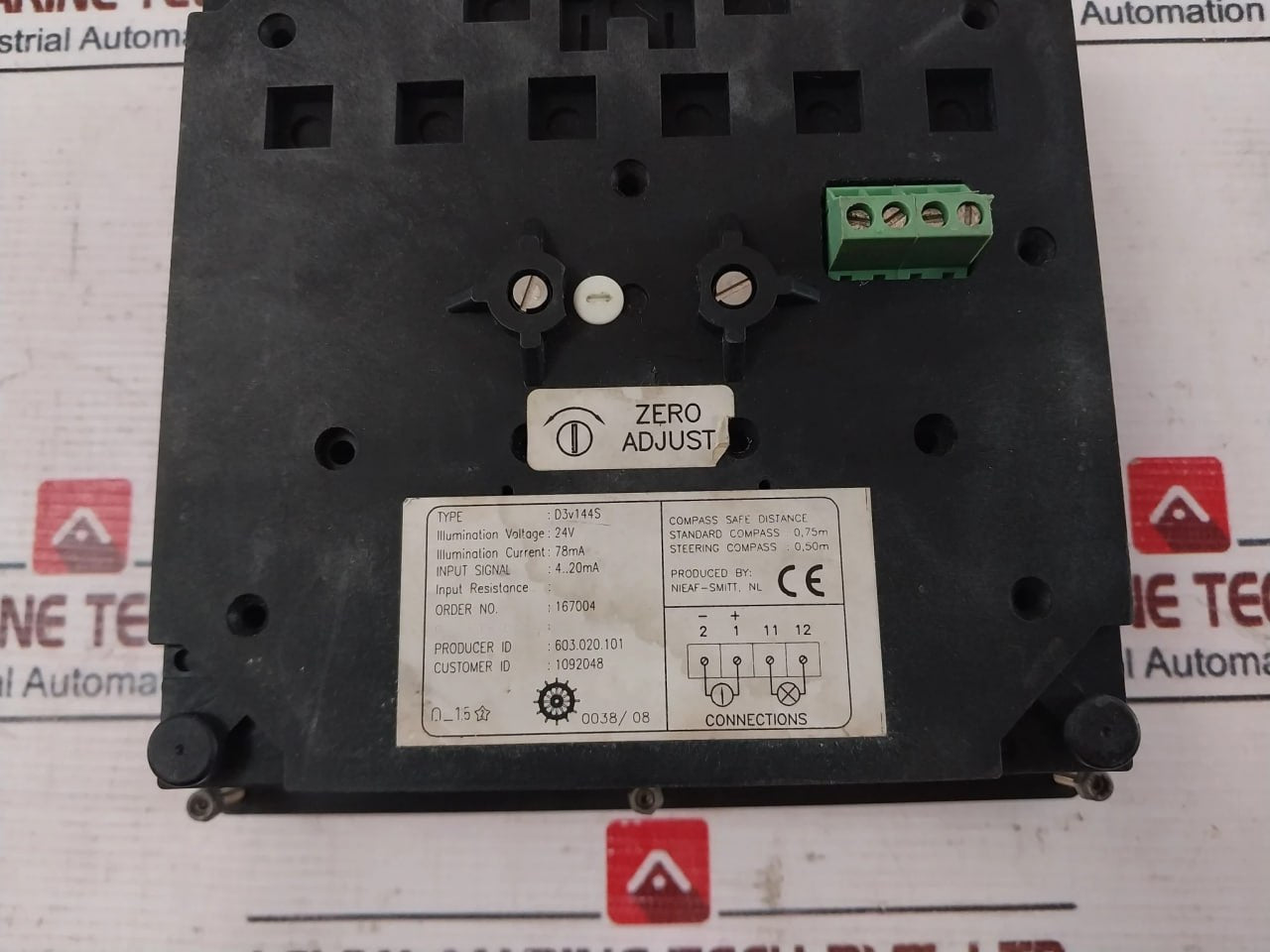 Nieaf Measuring D3V144S Pitch Indicator 78Ma 167004