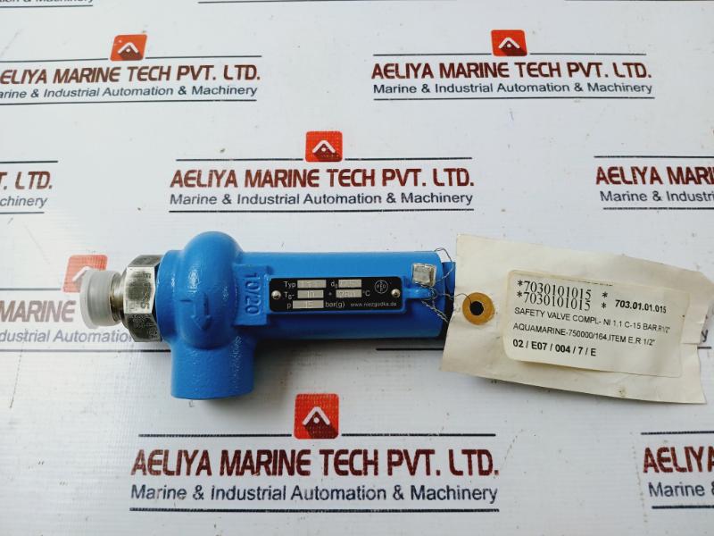 Niezgodka 1.1 C Safety Relief Valve Compl-ni 15 Bar (G) 1.4104