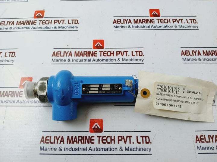 Niezgodka 1.1 C Safety Relief Valve Compl-ni 15 Bar (G) 1.4104