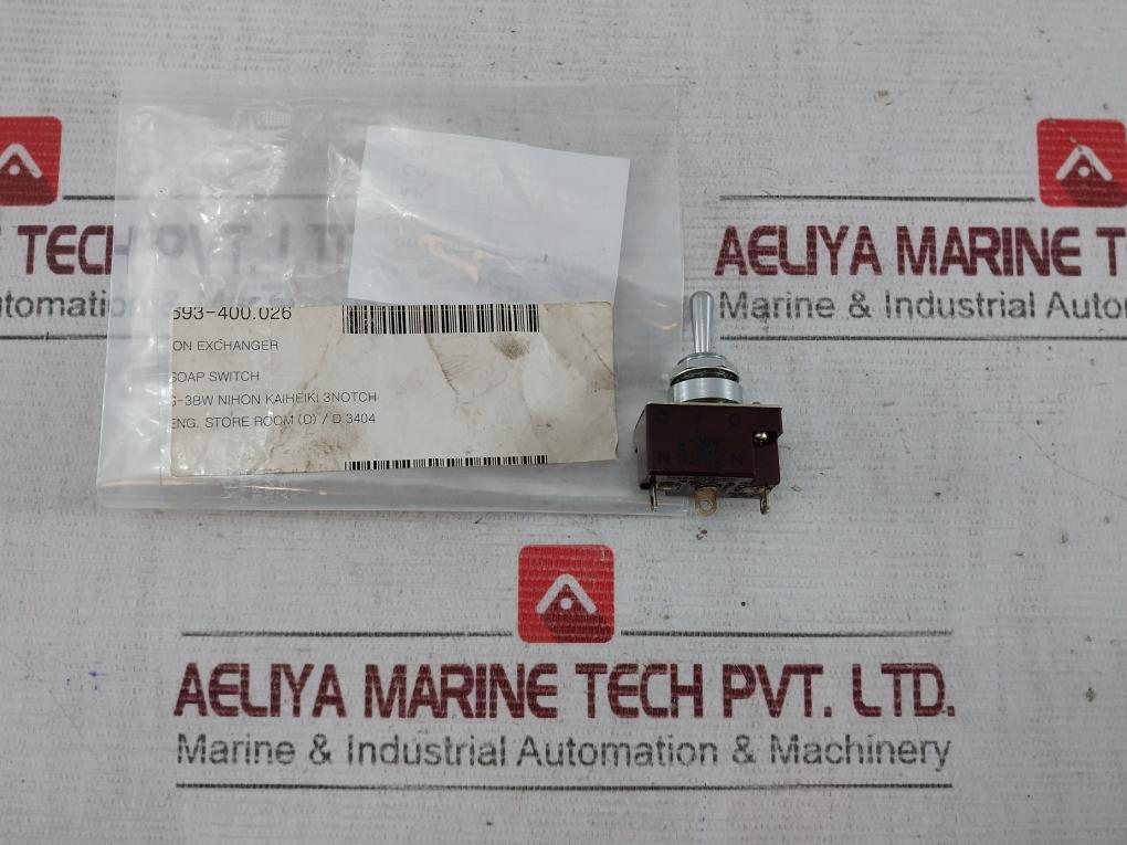Nihon Kaiheiki S-3Bw Soap Switch 5A 125V Ac 3-notch