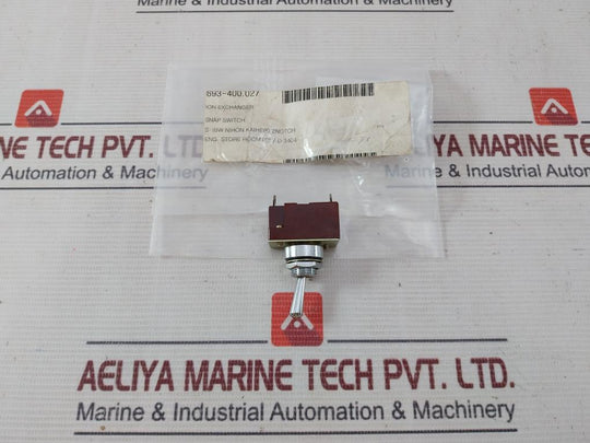 Nihon Kaiheiki S-ibw Toggle Switch 10A 125Vac