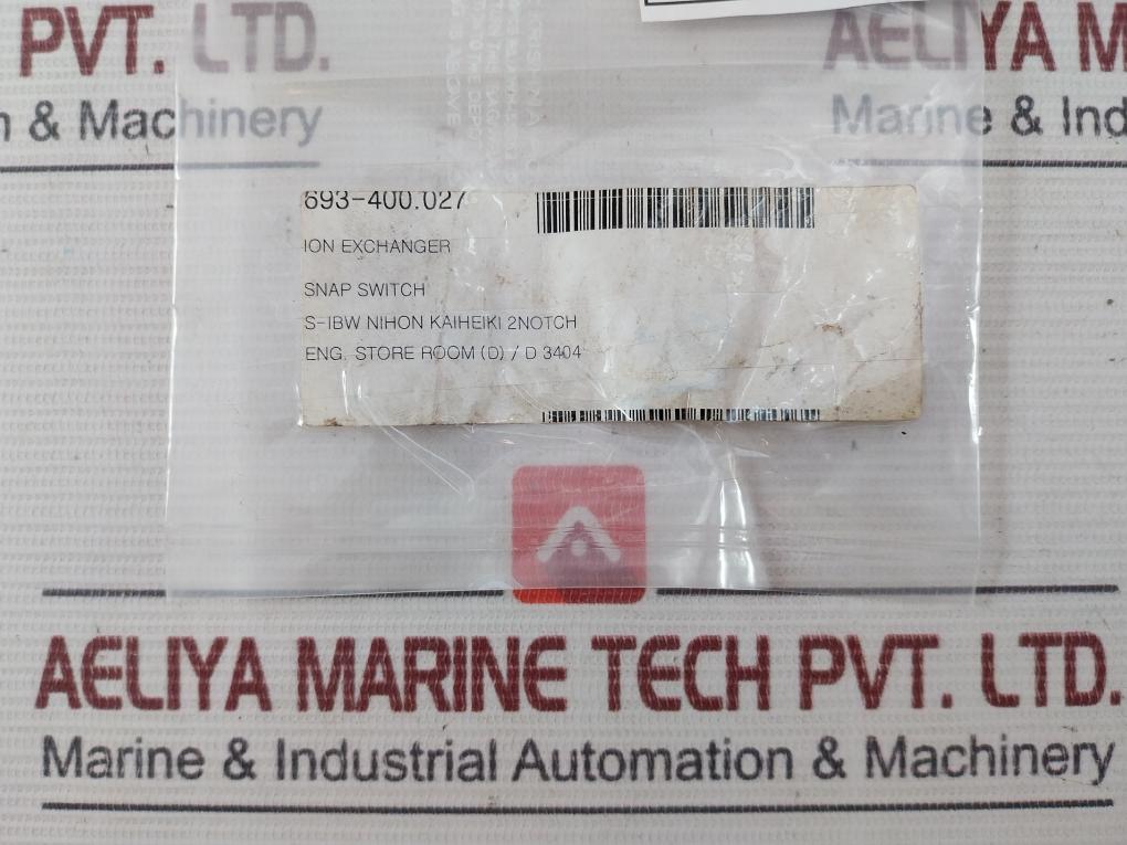 Nihon Kaiheiki S-ibw Toggle Switch 10A 125Vac