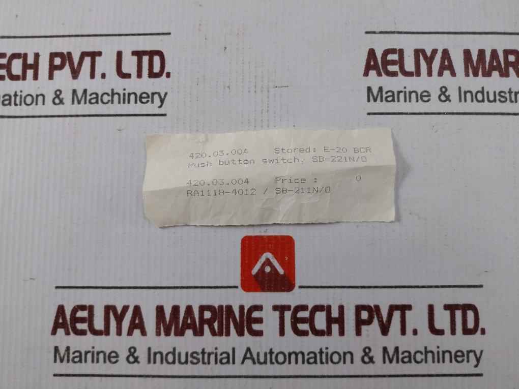 Nihon Kaiheiki Sb-221(N/o) Push Button Switch 3a 125v 1.5a 250v Ac