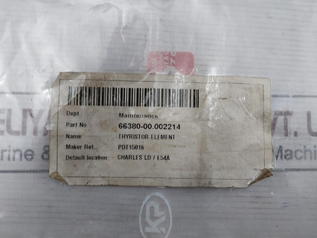 Nihon Pdt15016 Thyristor Element 66380-00.002214
