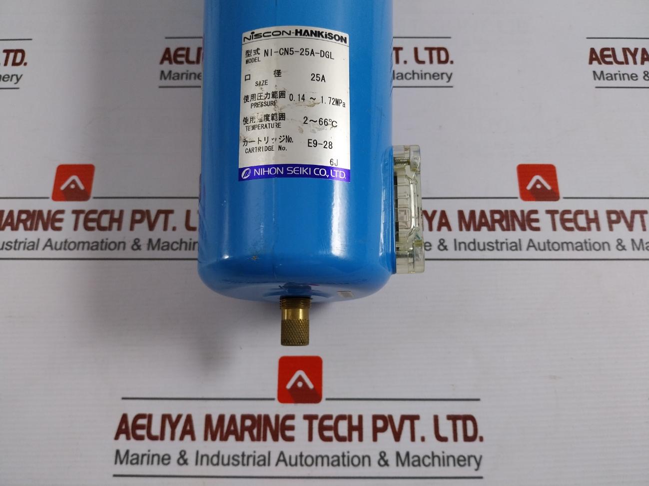 Nihon Seiki Ni-cn5-25A-dgl Air Filter 0.14-1.72Mpa 2-66C