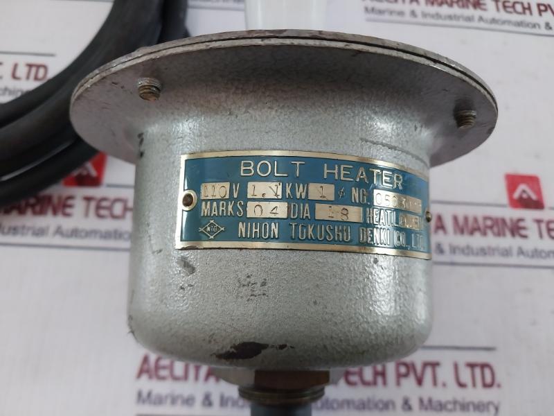 Nihon Tokushu Denki Bolt Heater 110V 1.1 Kw