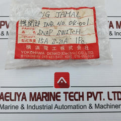 Nikkai S-21A Snap Switch 15A 125-250V.Ac
