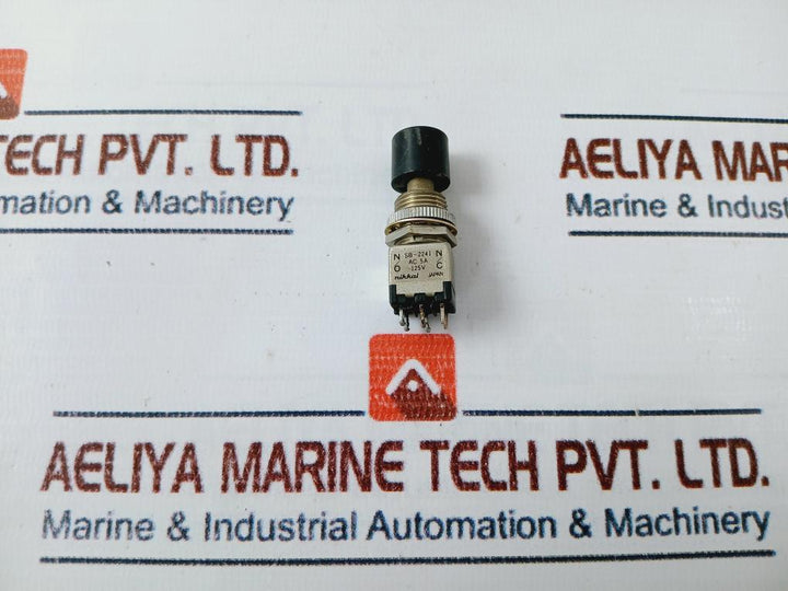 Nikkai Sb-2241 Miniature Push Button Switch Ac 5A 125V