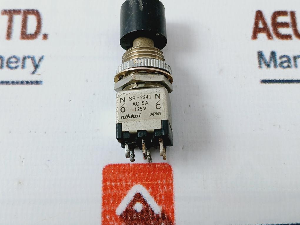 Nikkai Sb-2241 Miniature Push Button Switch Ac 5A 125V