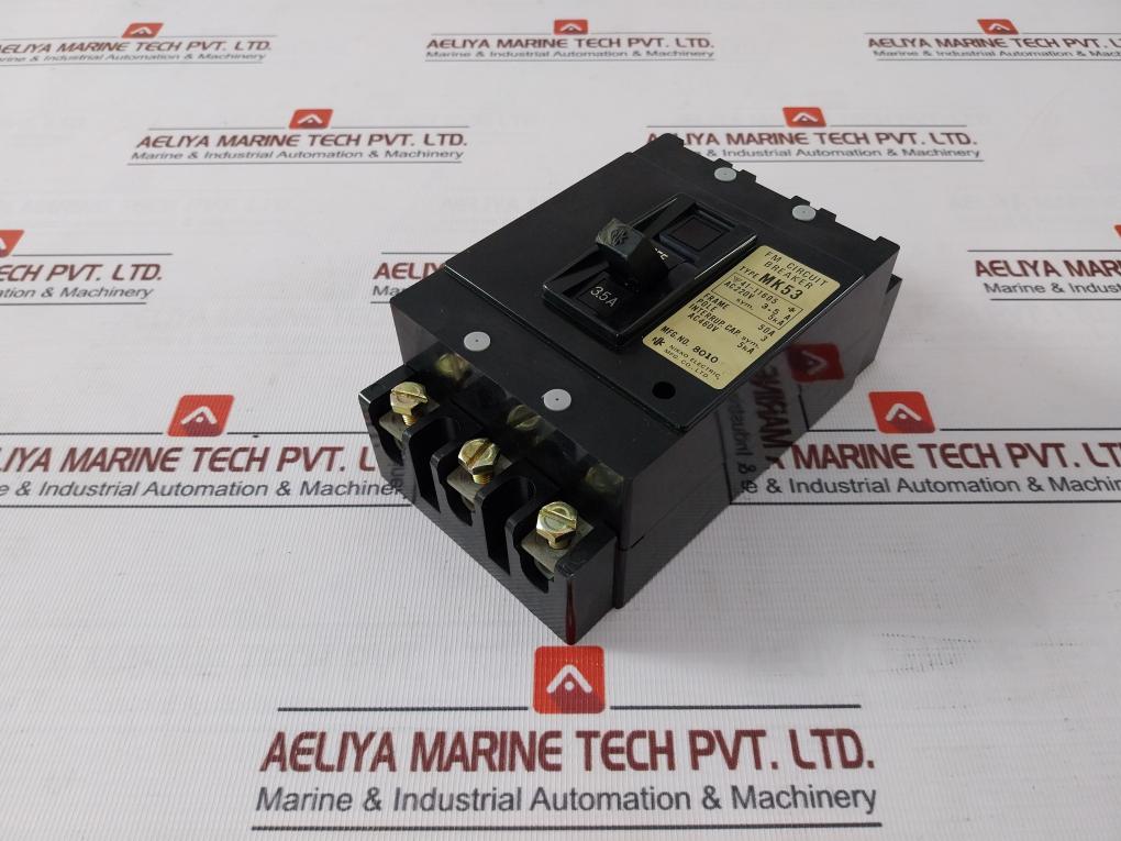 Nikko Electric Mk53 Fm Circuit Breaker 41-11605 Ac220V 3.5A 50A Ac460V 5Ka