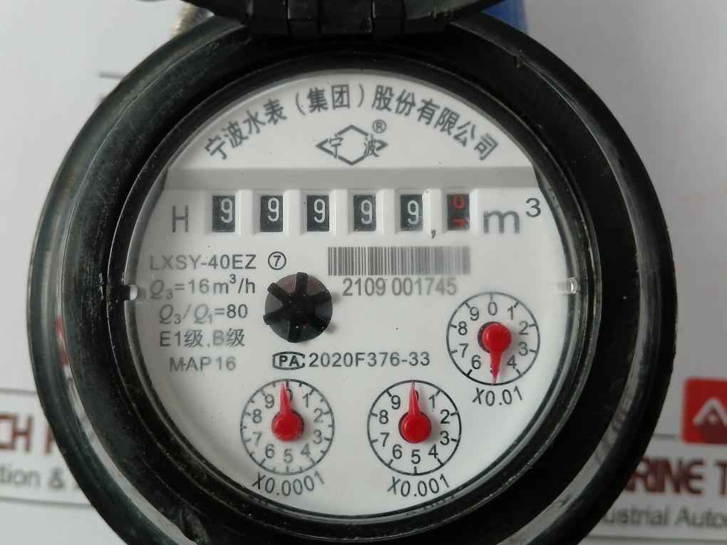 Ningbo Lxsy-40Ez Remote Water Meter Map16 Dn40 E1 Class