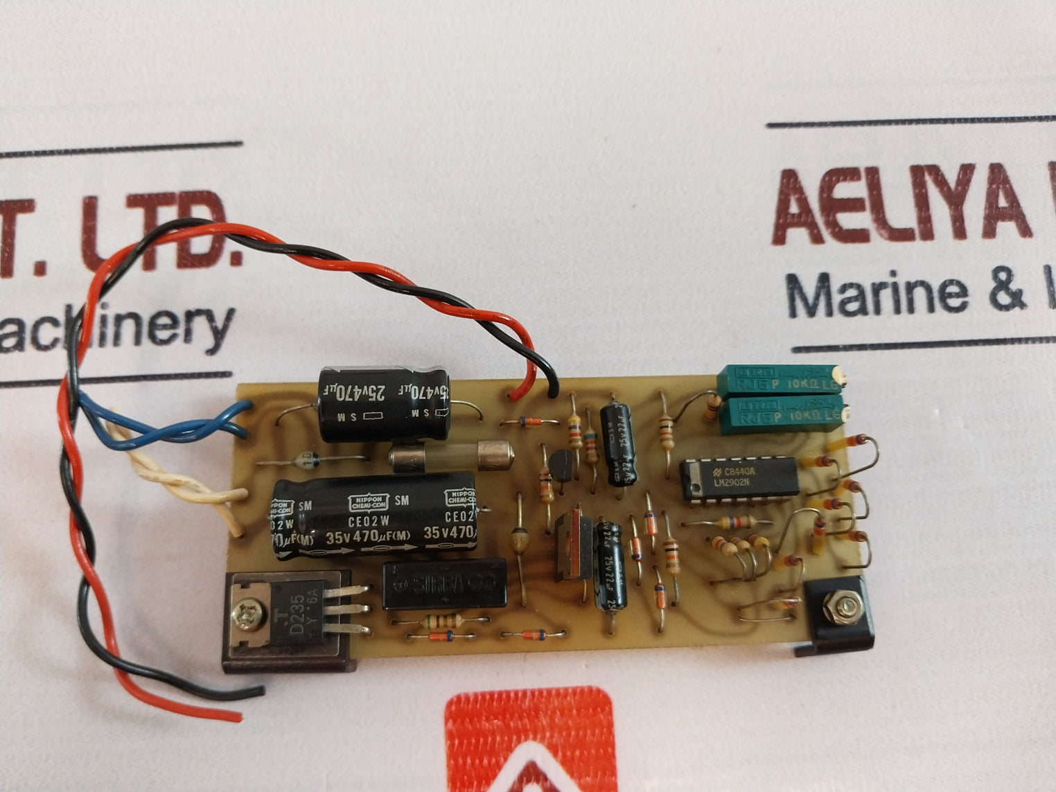 Nippom Chemi-con Ce02W Printed Circuit Board 35V