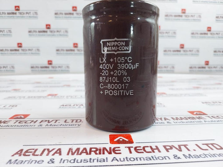 Nippon Chemi-con Lx +105°C Capacitor 400V 3900µF