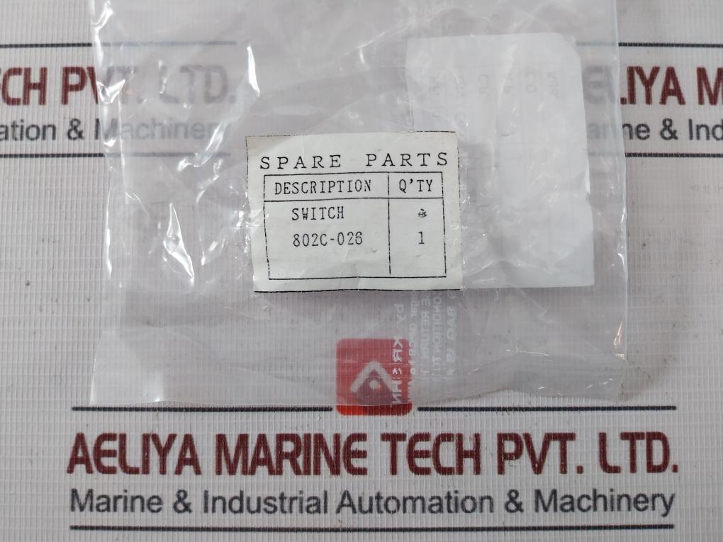 Nippon Denyo 802 Double Led Lock Switch 802C-026