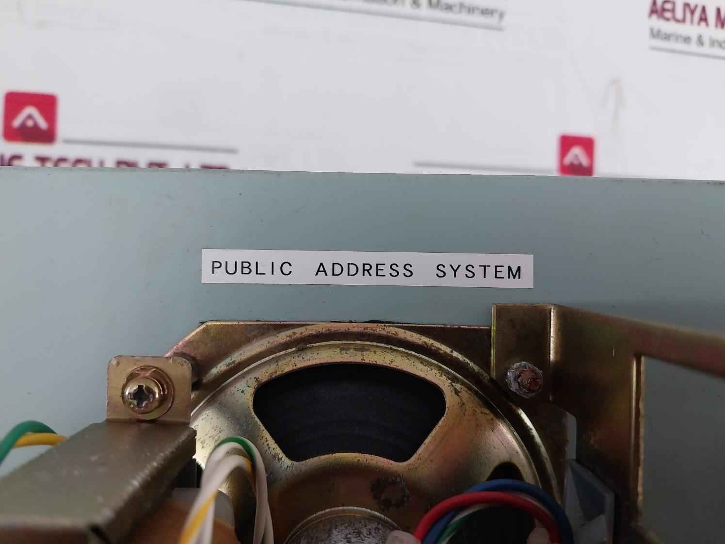 Nippon Hakuyo 0He-1075 Public Address System Control Panel Wm-3 Imp.600Ω