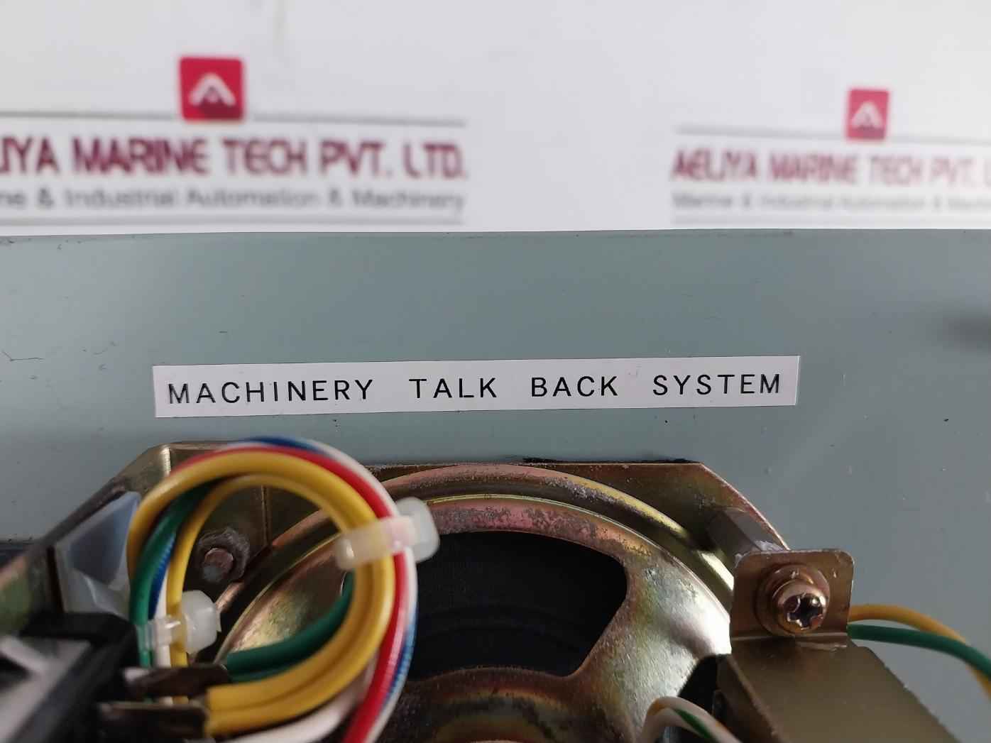 Nippon Hakuyo 0He-1075 Public Address System Control Panel Wm-3 Imp.600Ω