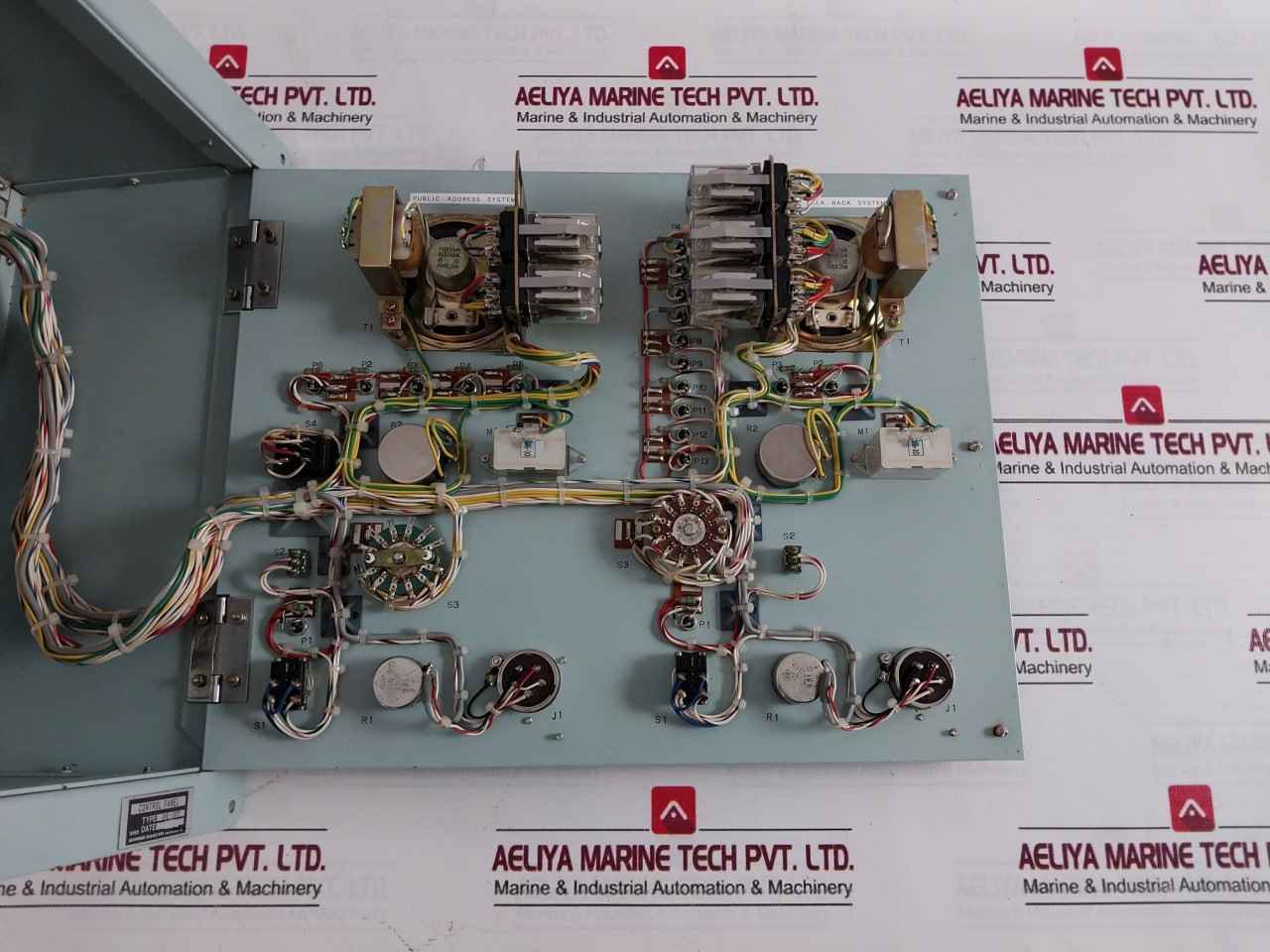Nippon Hakuyo 0He-1075 Public Address System Control Panel Wm-3 Imp.600Ω