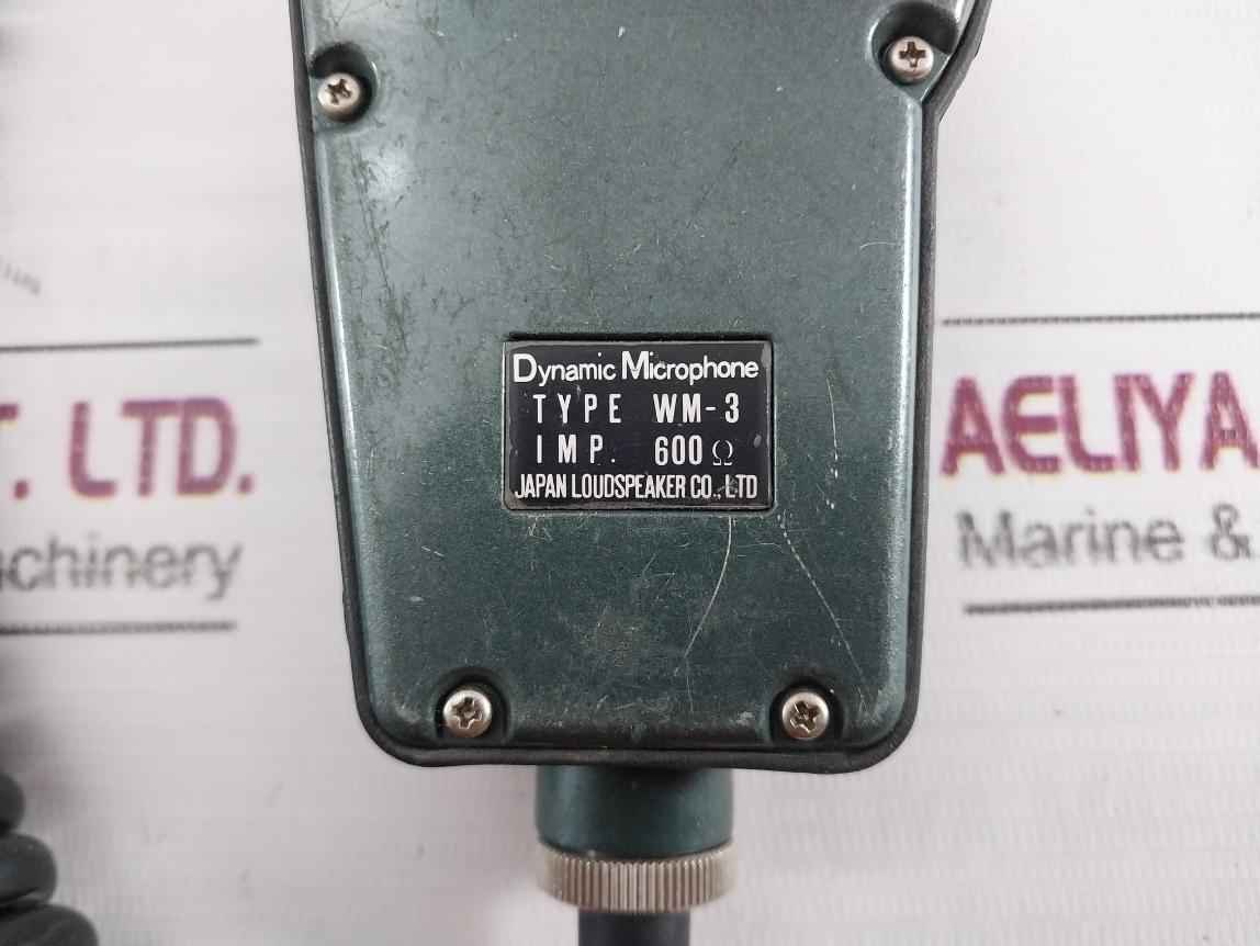 Nippon Hakuyo 0He-1075 Public Address System Control Panel Wm-3 Imp.600Ω