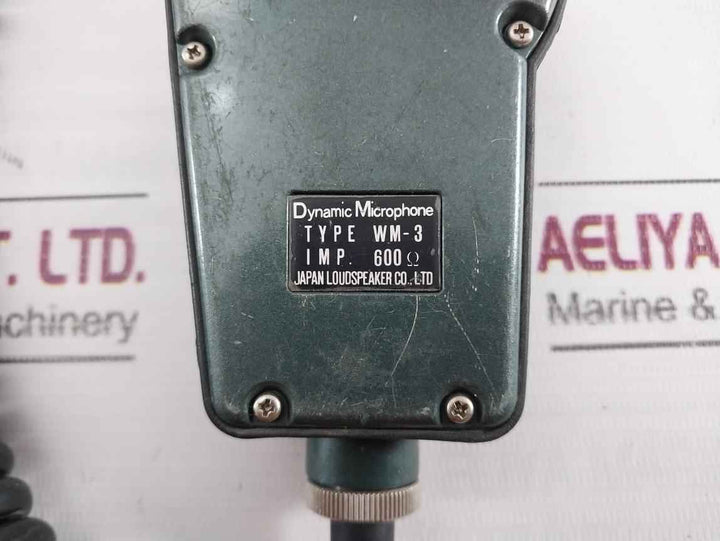 Nippon Hakuyo 0He-1075 Public Address System Control Panel Wm-3 Imp.600Ω