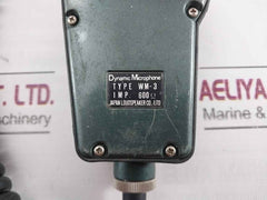 Nippon Hakuyo 0He-1075 Public Address System Control Panel Wm-3 Imp.600Ω
