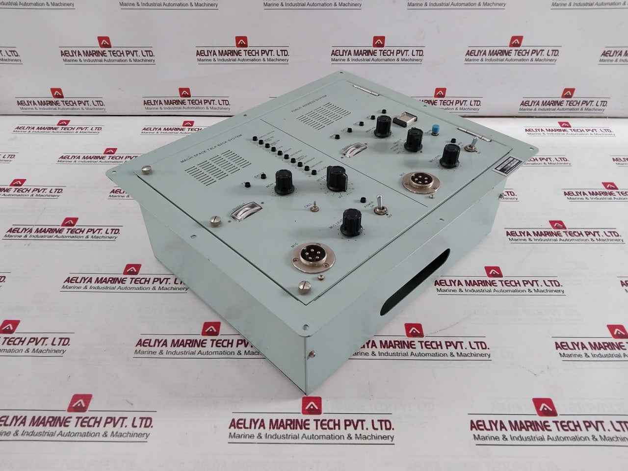 Nippon Hakuyo 0He-1075 Public Address System Control Panel Wm-3 Imp.600Ω