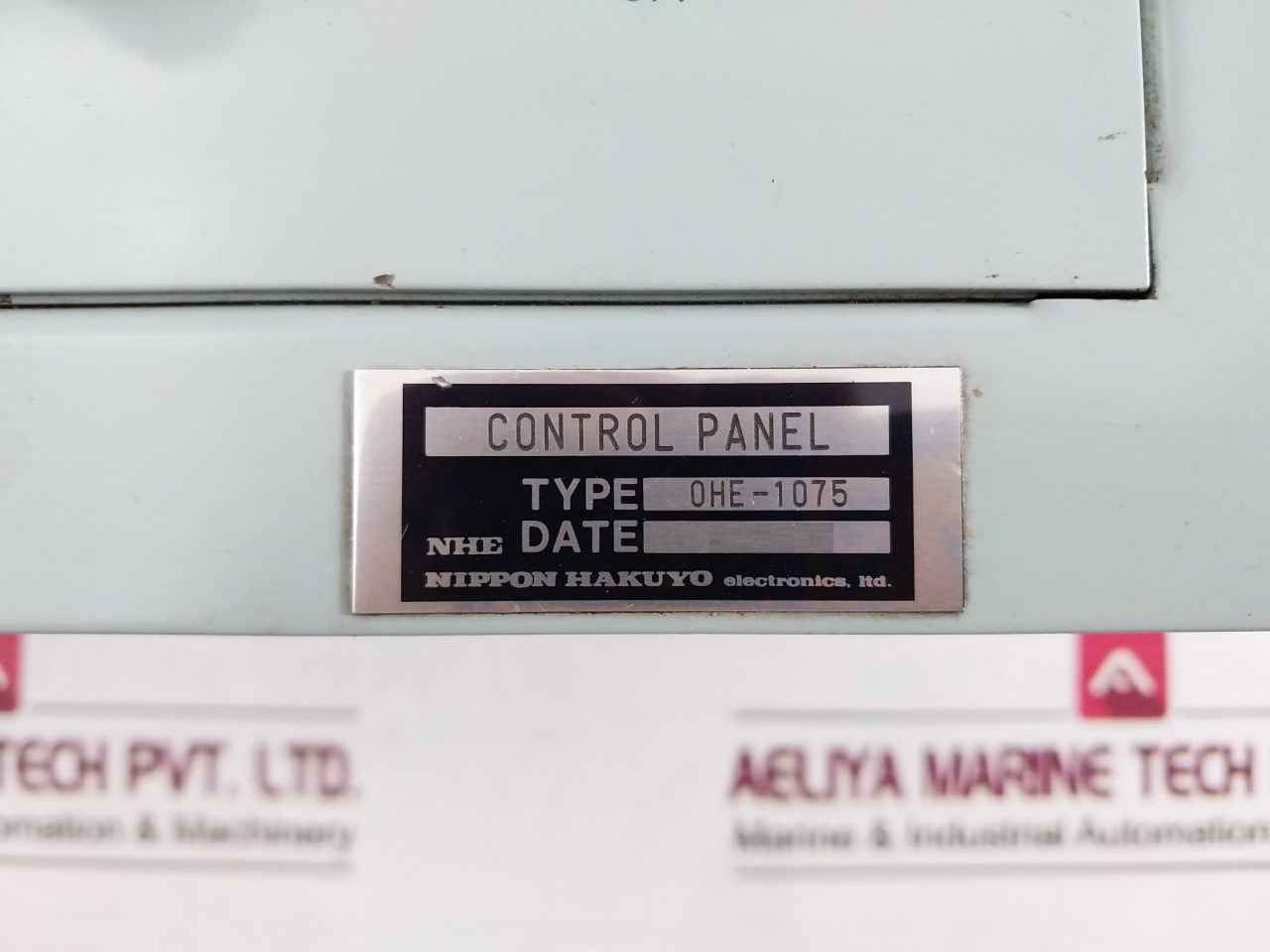 Nippon Hakuyo 0He-1075 Public Address System Control Panel Wm-3 Imp.600Ω