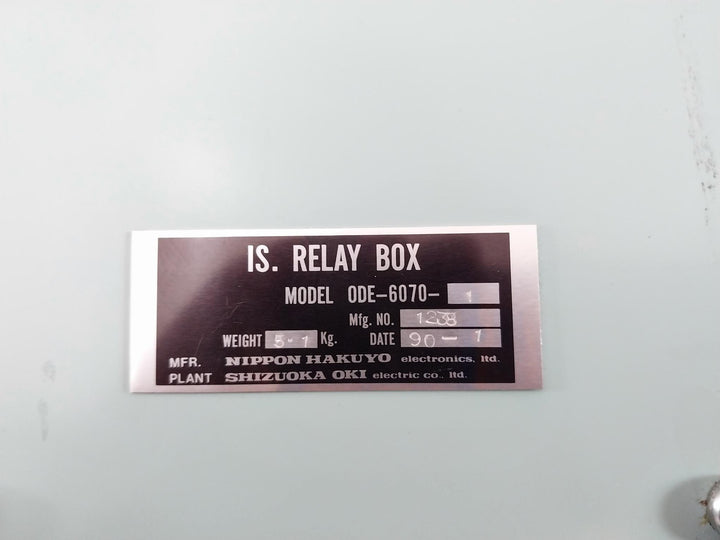 Nippon Hakuyo Electronics Ode-6070-1 Is. Relay Box Dc7V 6Ma Ac/Dc 250V 5A