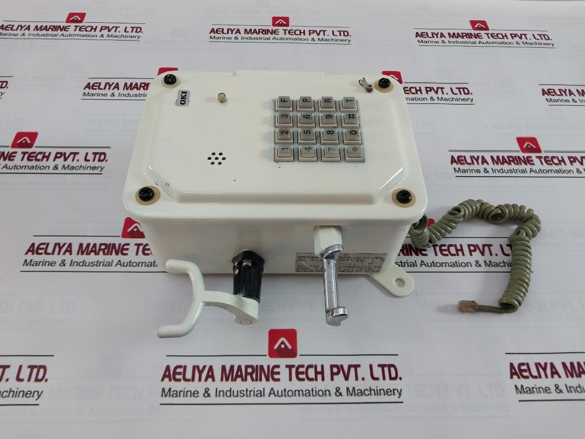 Nippon Hakuyo Oda-1380-1Hn Wall-mounted Automatic Marine Telephone Tkb-16 N-16K