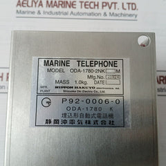 Nippon Hakuyo Oda-1780-2Nk M Marine Telephone 21924, P92-0006-0