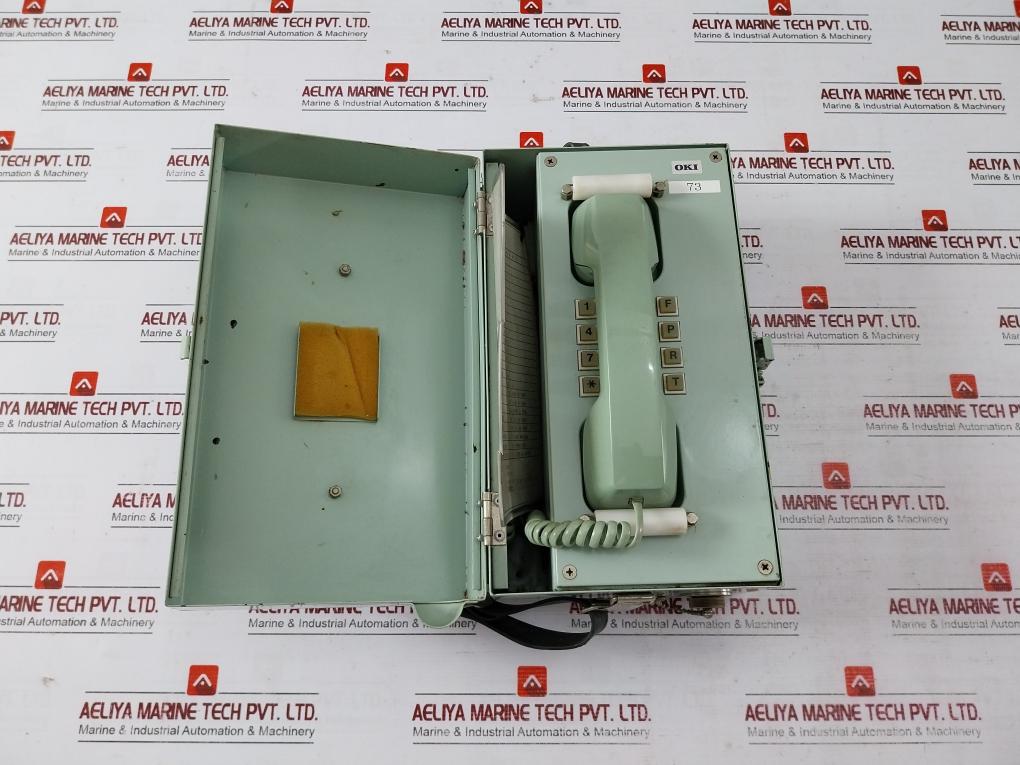 Nippon Hakuyo Oda-1980-1 Waterproof Built In Type Portable Telephone Q92-0002-0