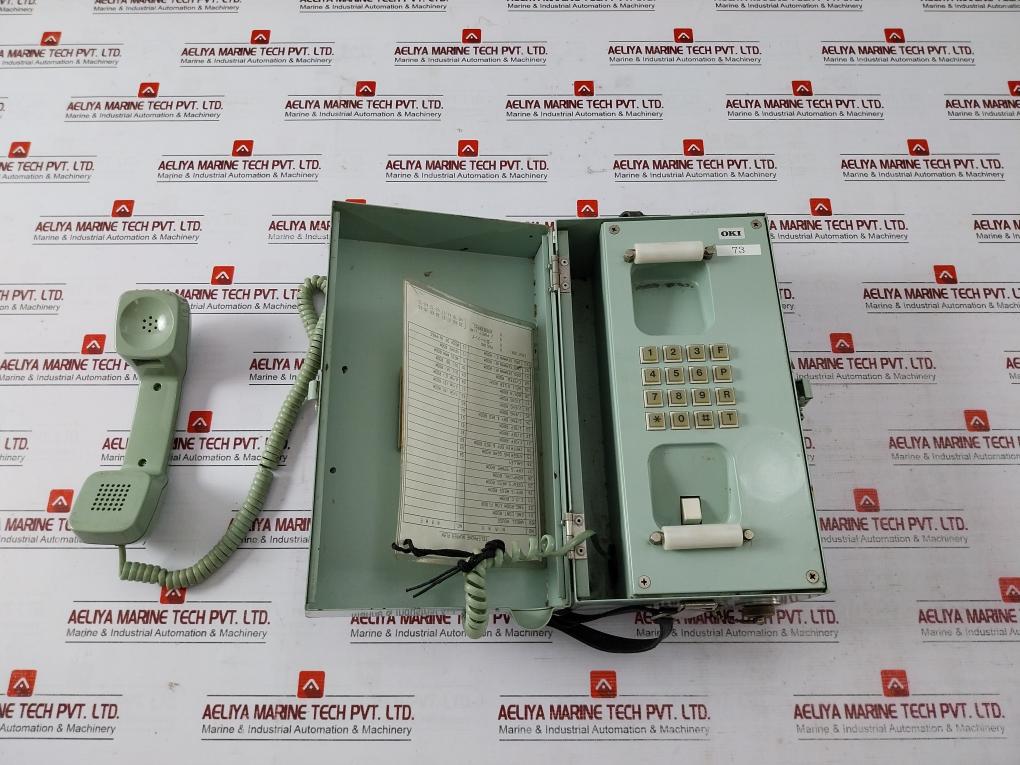 Nippon Hakuyo Oda-1980-1 Waterproof Built In Type Portable Telephone Q92-0002-0