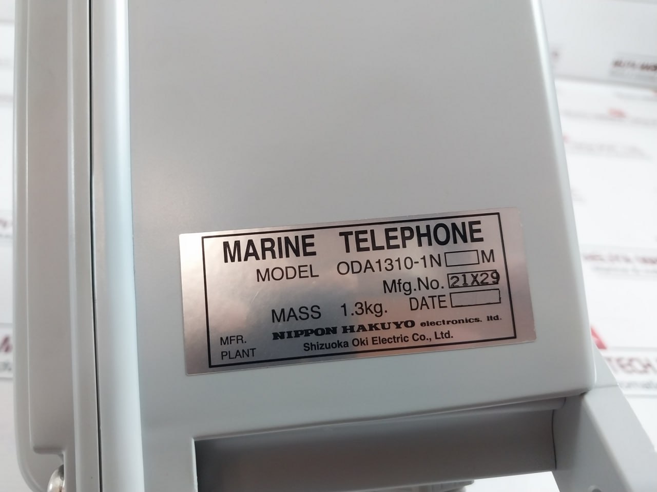 Nippon Hakuyo Oda1310-1N M Marine Automatic Telephone 21X29 Tkb-16