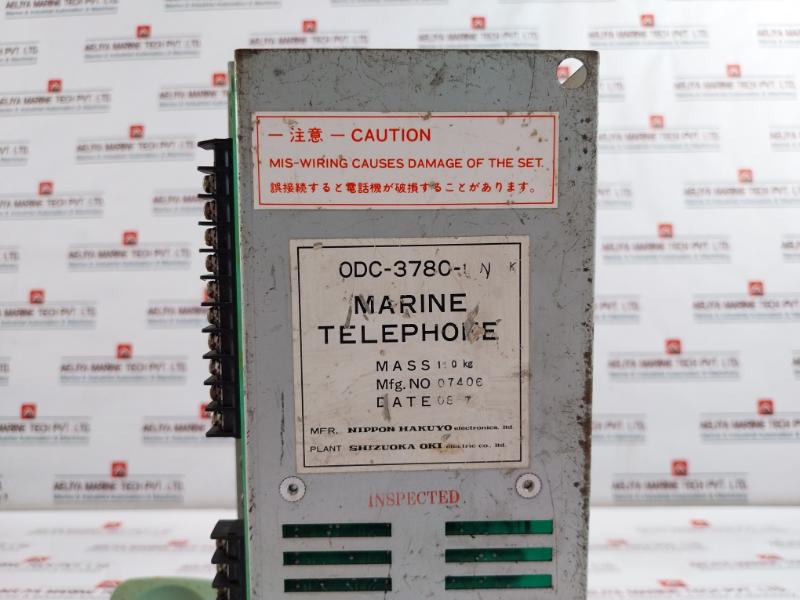 Nippon Hakuyo Odc-3780-1 Marine Telephone Odc-3780-1/odc-3780-1nk Model: N-11qs5