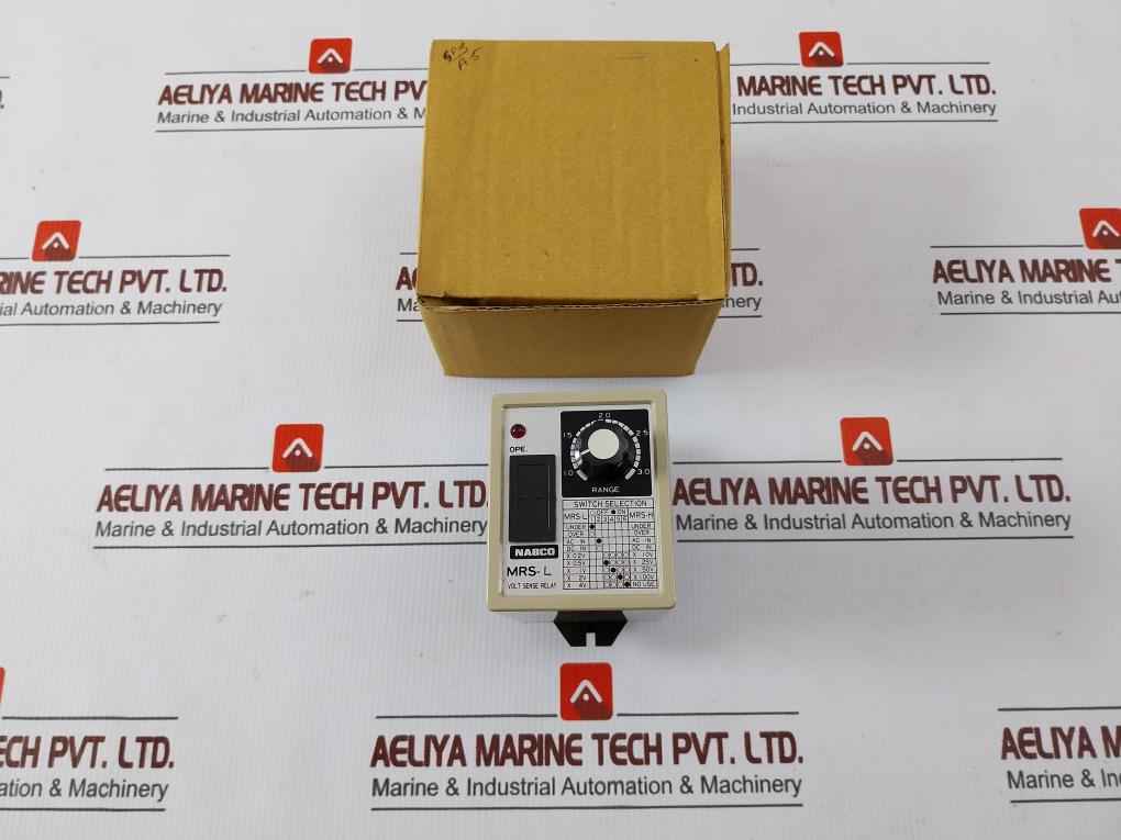 Nippon Mrs-l Volt Sense Relay Pm-ge Dc24V Range 1.0 To 3.0